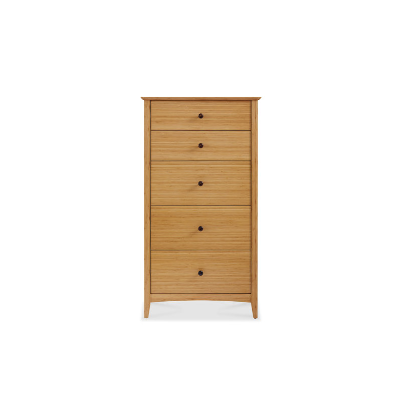 Antonios Solid Wood 28'' W 5 - Drawer Dresser