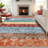Boho Machine Washable Rug for Living Room Modern Non-Slip Rug for Bedroom Stain-Resistant Low Pile Rugs for Dining Room-625028990