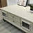 American light luxury high-end grey coffee table