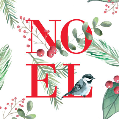 Noel Botanical - Wrapped Canvas Print