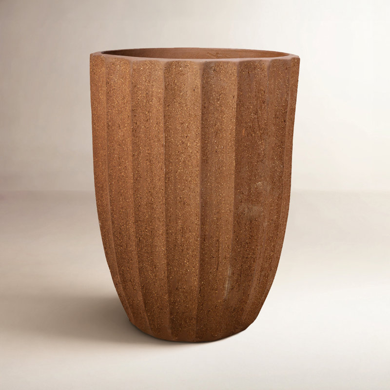 17.5 in. Cirque Cone - Natural Clay, 23" H x 17.5" W x 17.5" D, Brown