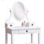Ensemble coiffeuse et tabouret de maquillage Moniys-1681599862