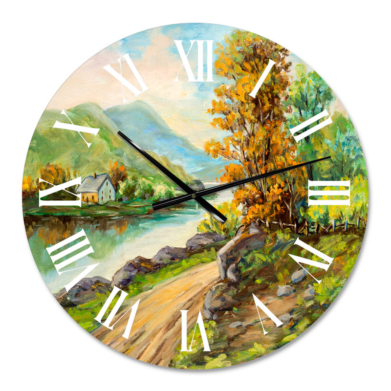 Horloge murale en bordure de campagne, Petit