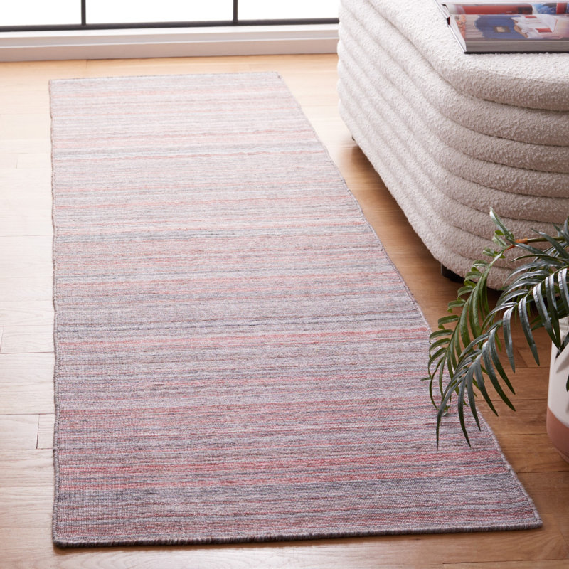 Dalkeith Flat Weave Performance Striped Rug, Runner 2'3" x 9'