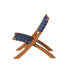 Chaise pliante Jalieah Patio Sense Sava, assise portative basse, bois d'acacia massif, intérieur / extérieur-899936750