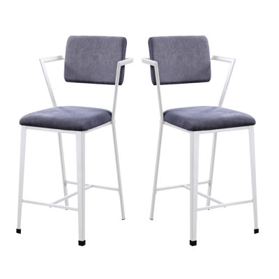 Ensemble de 2 chaises à hauteur de comptoir Katia