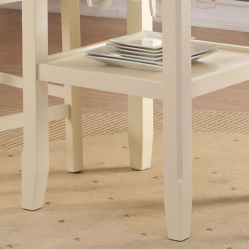 2-Shelf Counter Height Table
