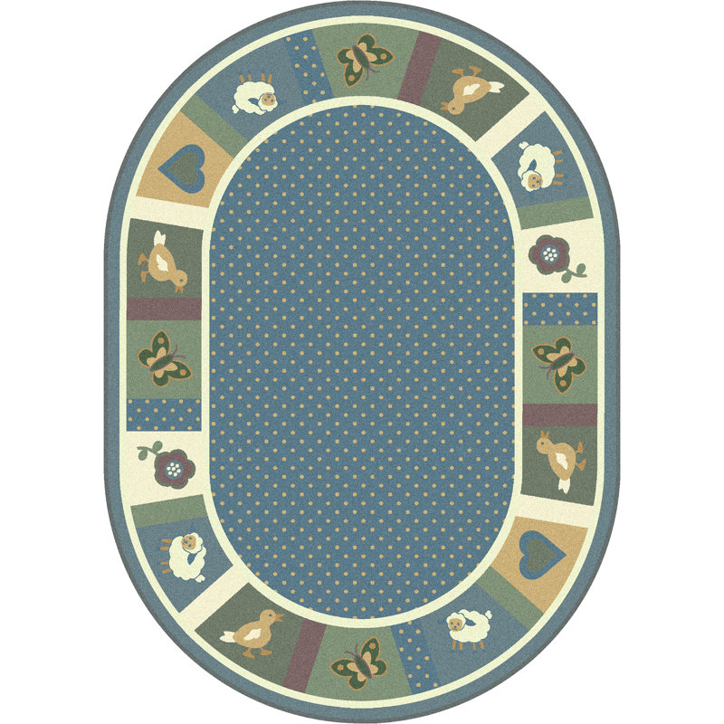 Tapis Seeing Spots par Joy Carpets, Ovale 7 pi 8 po x 10 pi 9 po