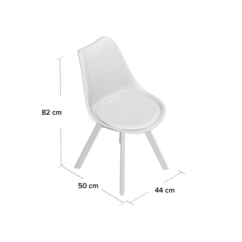 Croxley 116.84cm H Upholstered Side Chair, Orange