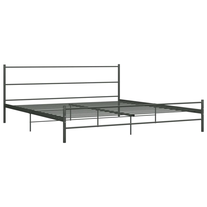 Del Mesa Metal Bed Frame, 180 x 200cm, grey