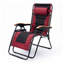 Fauteuil surdimensionné à gravité zéro, siège inclinable pliable de 30 po de large avec porte-gobelet, chaise longue d'extérieur d'une capacité de 400 lb