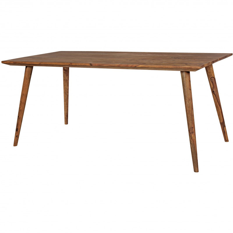 Uecker Solid Wood Dining Table, 76cm H x 180cm L x 80cm W