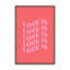 «Love Is Love Red» par Garima Dhawan, reproduction d'art sur toile-128502972-128502974