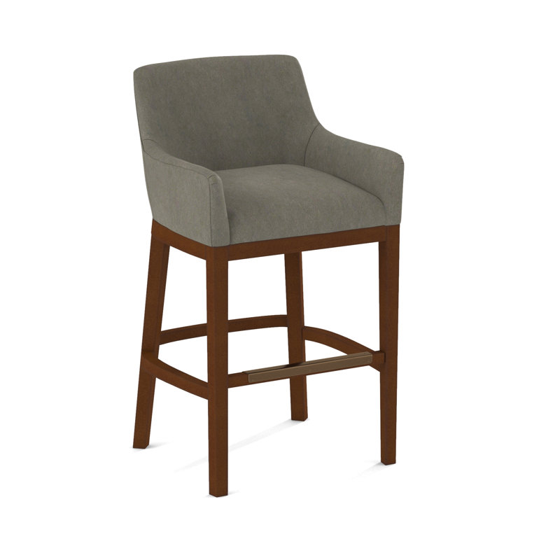 Upholstered Stool, English Saddle, Applause Porpoise