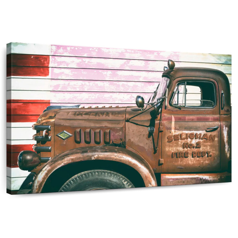 Mehar American West Fire Dept US 66, 20" H x 30" W
