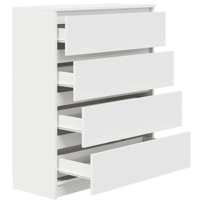 Sideboard 80X35x99 Cm Engineered Wood, White