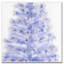 Arbre de Noël illuminé blanc / bleu de 5 pi de haut