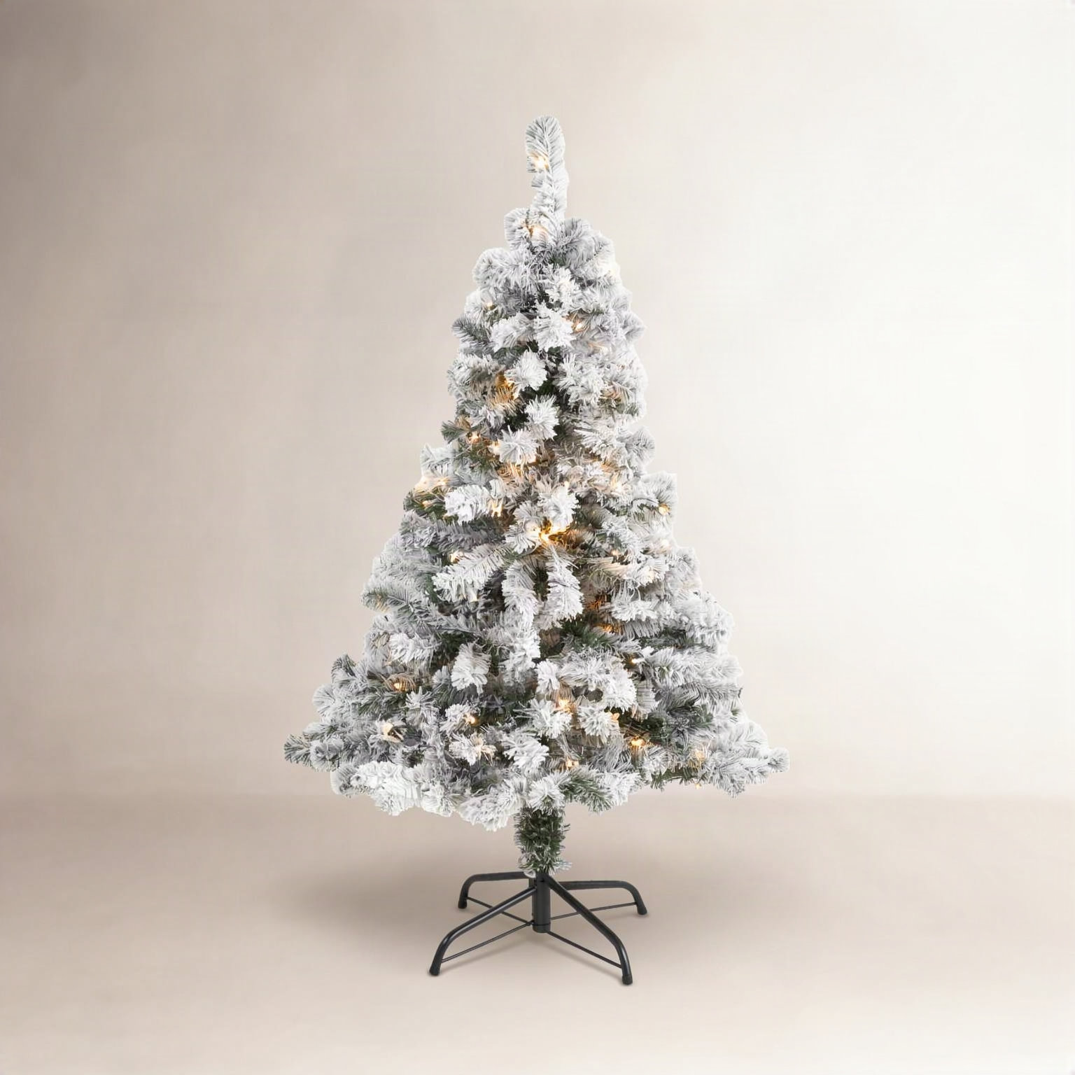 Lighted Artificial Christmas Tree, 5' H