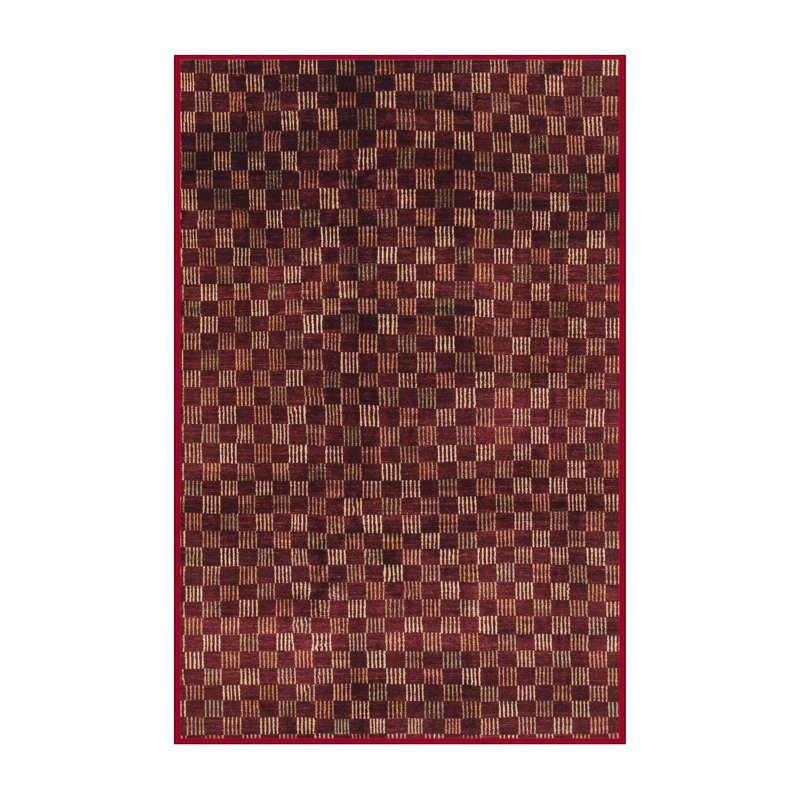 Tapis abstrait 10024 lavable à la machine 4024, Rectangle 8 pi x 10 pi