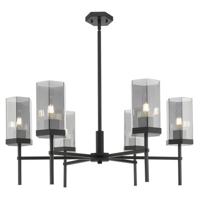 Downtown Urban - Nemec - Lustre suspendu 6 lumières 32 po 
