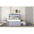 Twin Xl Size Bed With Generous Storage, Led Headboard & Charging Outlet Loads Of Storage Facilities,-1268337223