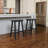 Maven Lane Vincent Wooden Kitchen Stool-655363866-655363860