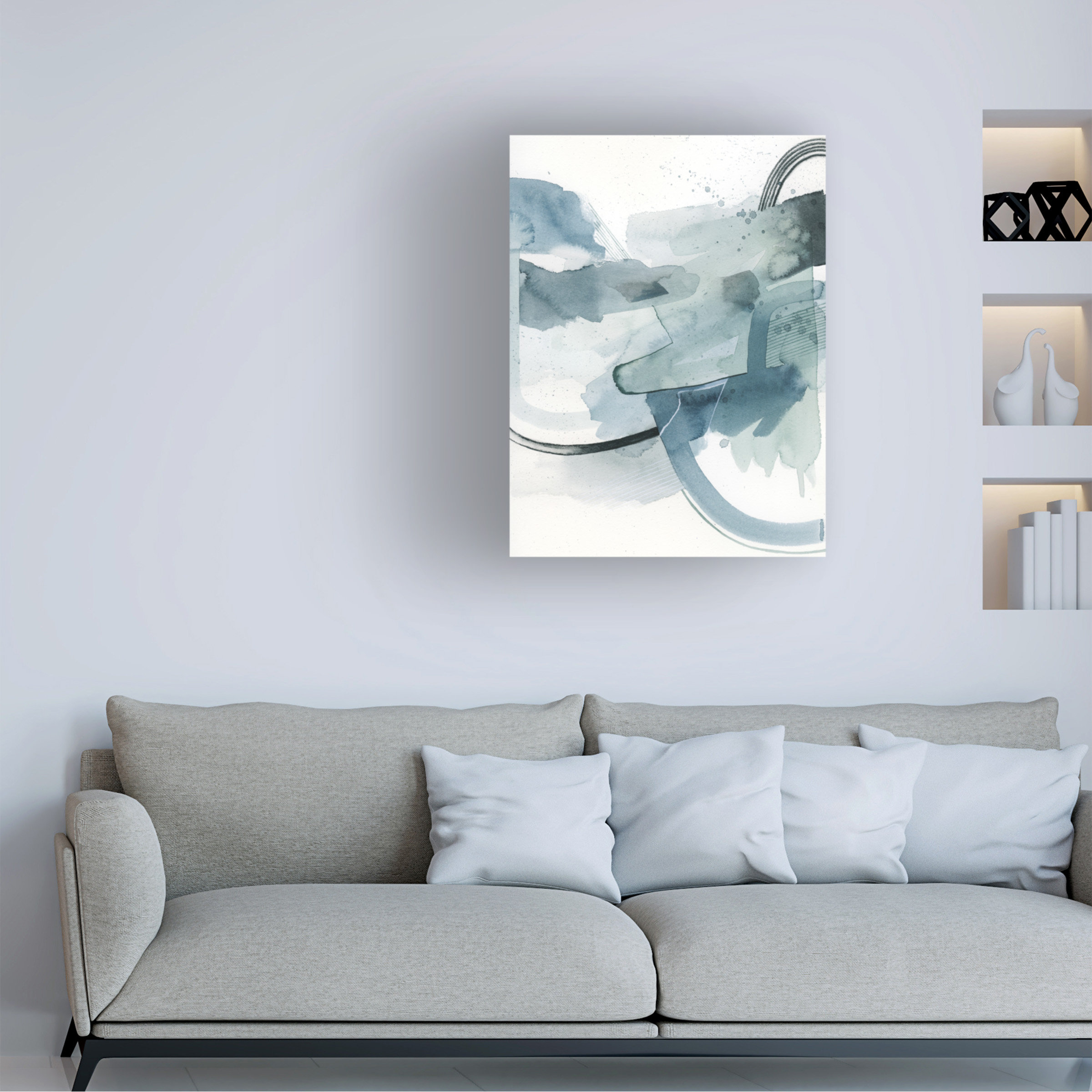 Wrought Studio™ Grace Popp Blue Dream II Canvas Wall Art Wayfair