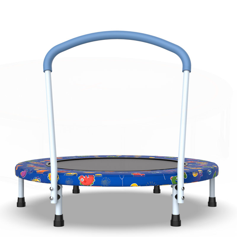 Trampoline polyvalent pour tout-petits pour enfants avec caractéristiques de sécurité et design amusant
