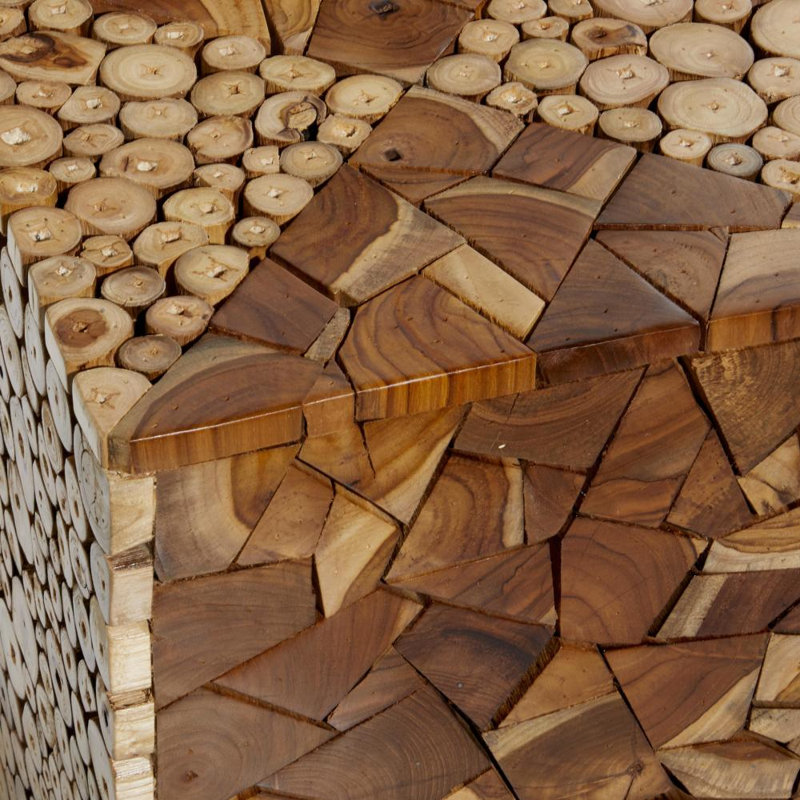 Table d'appoint en bois de teck Obrien