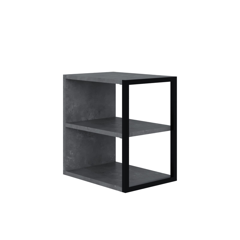 Seick End Table, Retro Grey