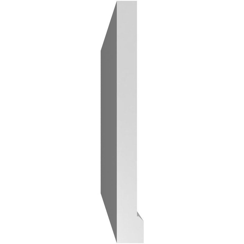 Cadre de seuil Brickmould, brun clair apprêté, H 18 po x l 28 po x P 2 po