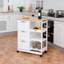 Jankowski Wood Kitchen Cart