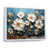 Cadre flottant blanc
