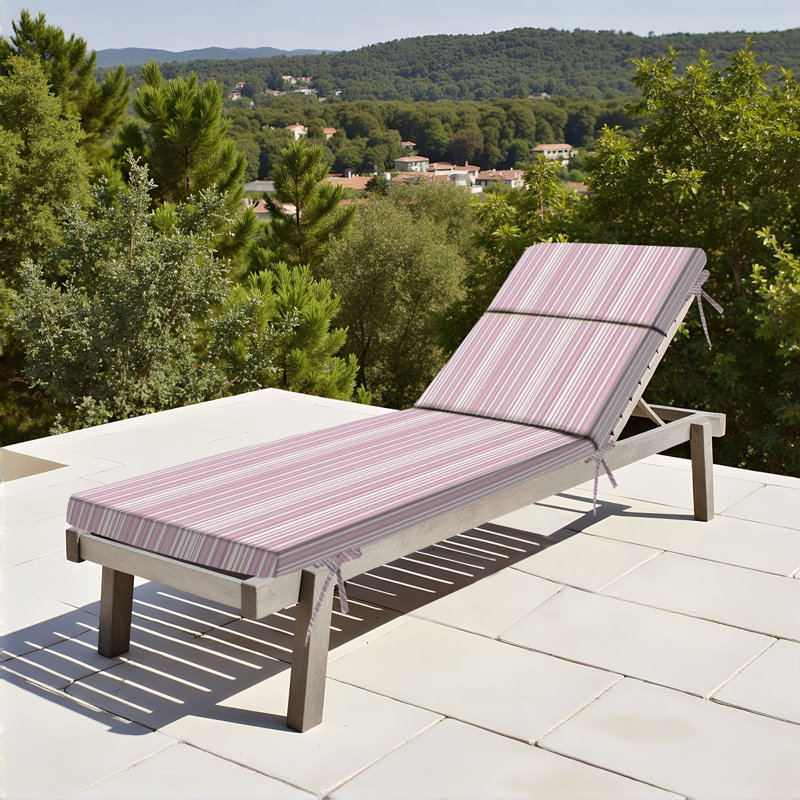  Coussin de chaise longue d'extérieur 3 po pour l'extérieur