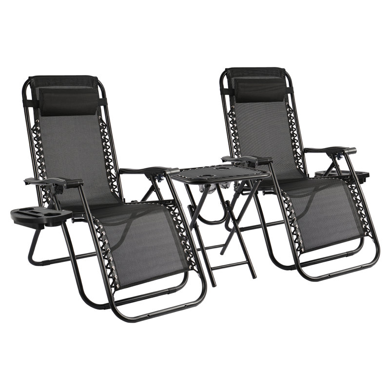 Fauteuil inclinable Belper, Noir