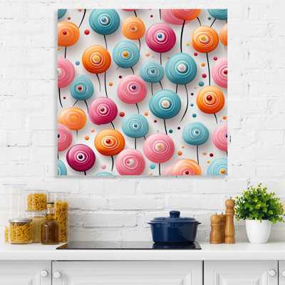 «Lollipop Dream Pattern III - Desserts», art mural
