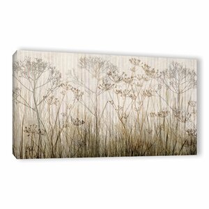 August Grove® Wildflowers Ivory On Canvas by Cora Niele Print & Reviews ...