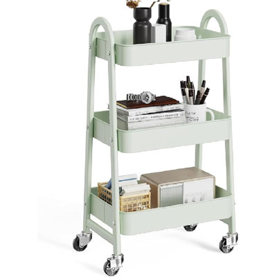 Metal three-layer multifunctional roller with lockable wheel