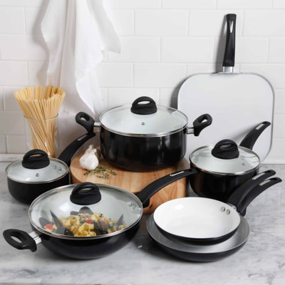 Oster Herstal 11-Piece Aluminum Cookware Set