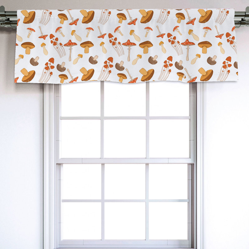 Sateen Ruffled Window Valance