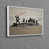 White Floater Framed