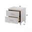 Table de chevet blanche