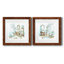 Blue Opulence I - ensemble de 2 peintures encadrées-127192417-127192422
