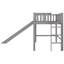 Lit simple mezzanine bas, gris et coulissant pour un lit de chambre à coucher luxueux avec délice amovible-1223049239-1223049224