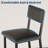 Space-Saving 3-Piece Counter Height Dining Table Set for 2 – Includes Bar Table