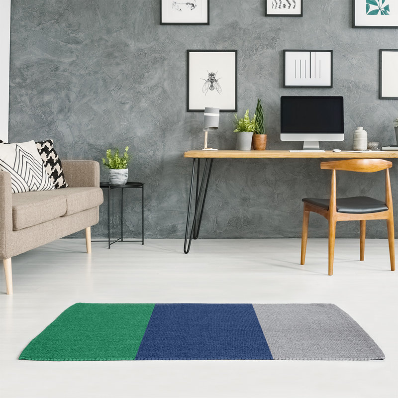 Tapis vert rayures de hockey nationales, Rectangle 5 pi x 7 pi