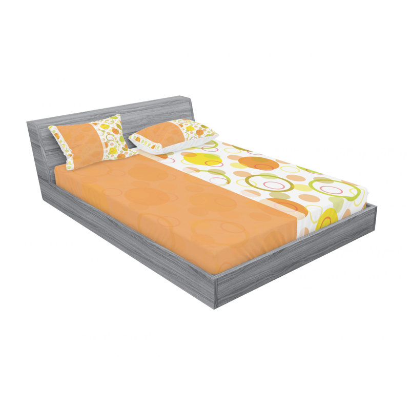 Ensemble de draps géométriques, Ensemble de draps pour lit double avec un drap-hou