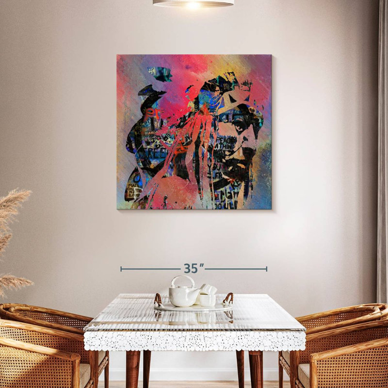 Lelar Peace Chief, 36" H x 36" W