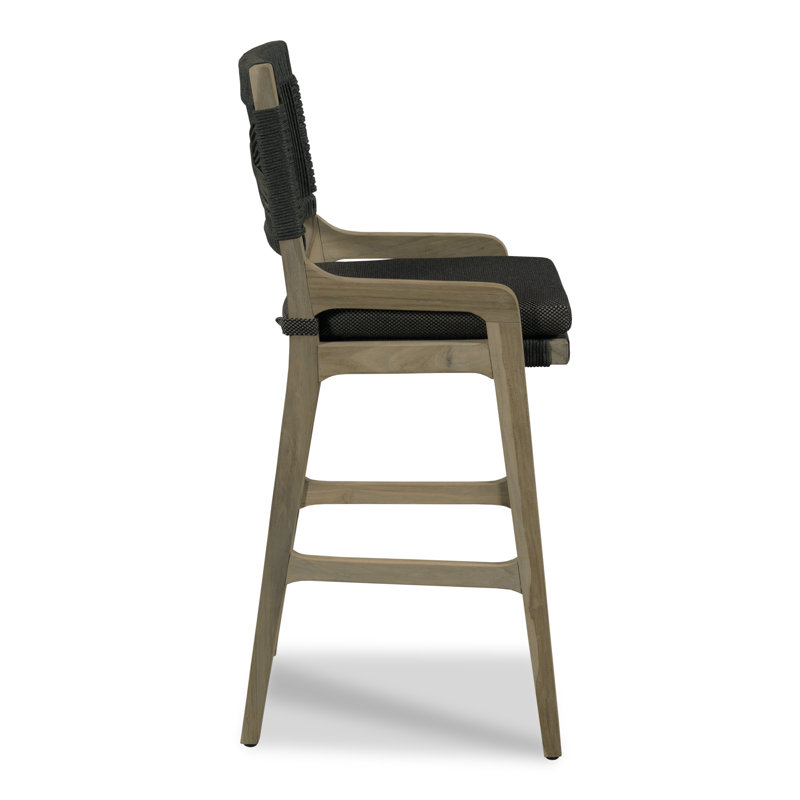 Bellevue Outdoor Teak Bar Stool, Bar Stool