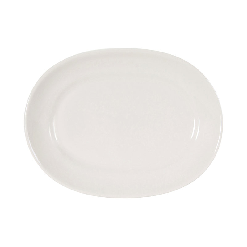 Tuxton Columbia Porcelain Condiment Server, 1.38" H x 14" L x 10.38" W